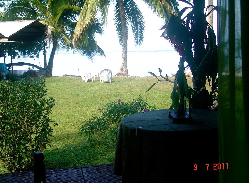 Tauhanihani Village Lodge La Vague Bleue Teahupoo Екстер'єр фото